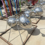 metal ants garden ornaments