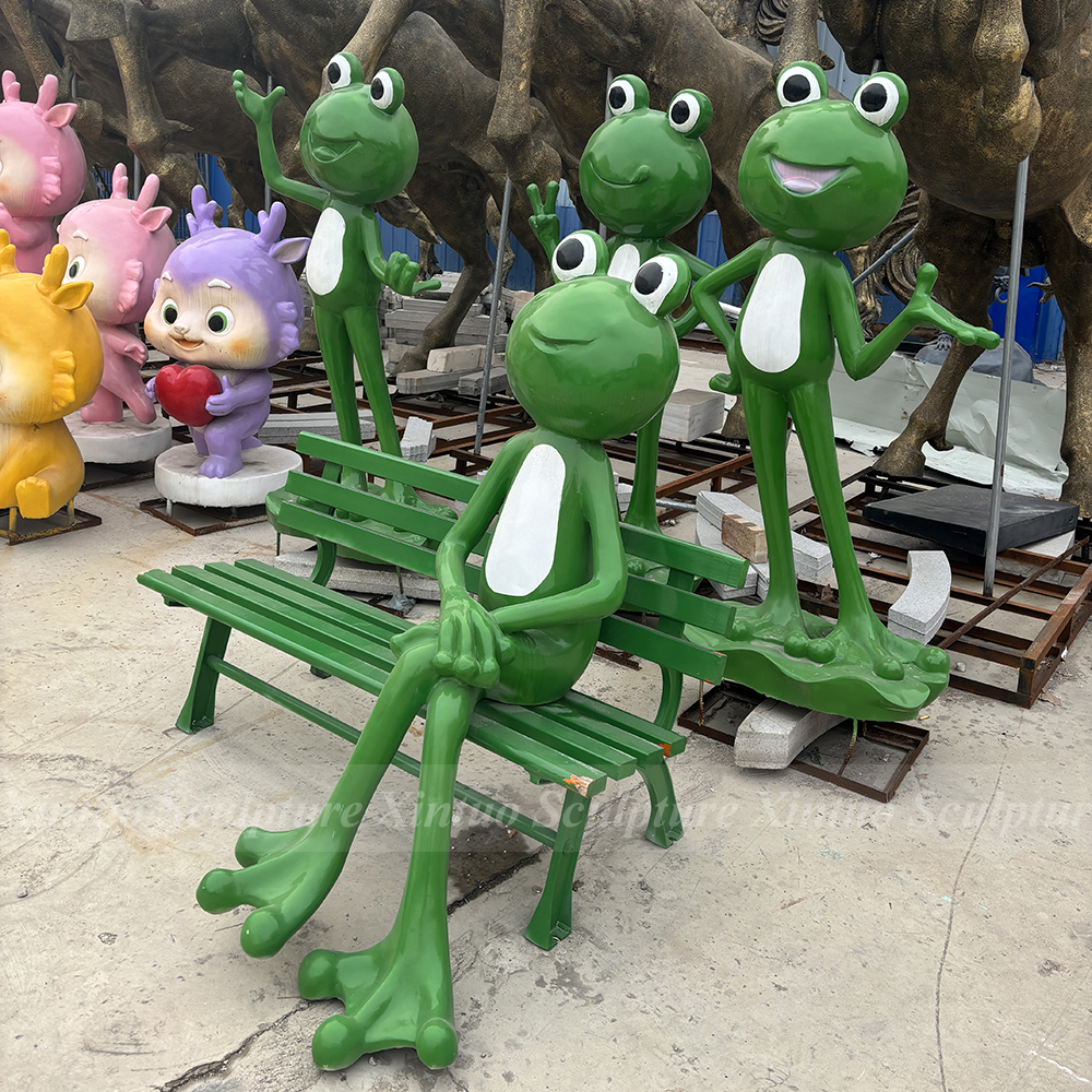 frog garden bench frog garden bench