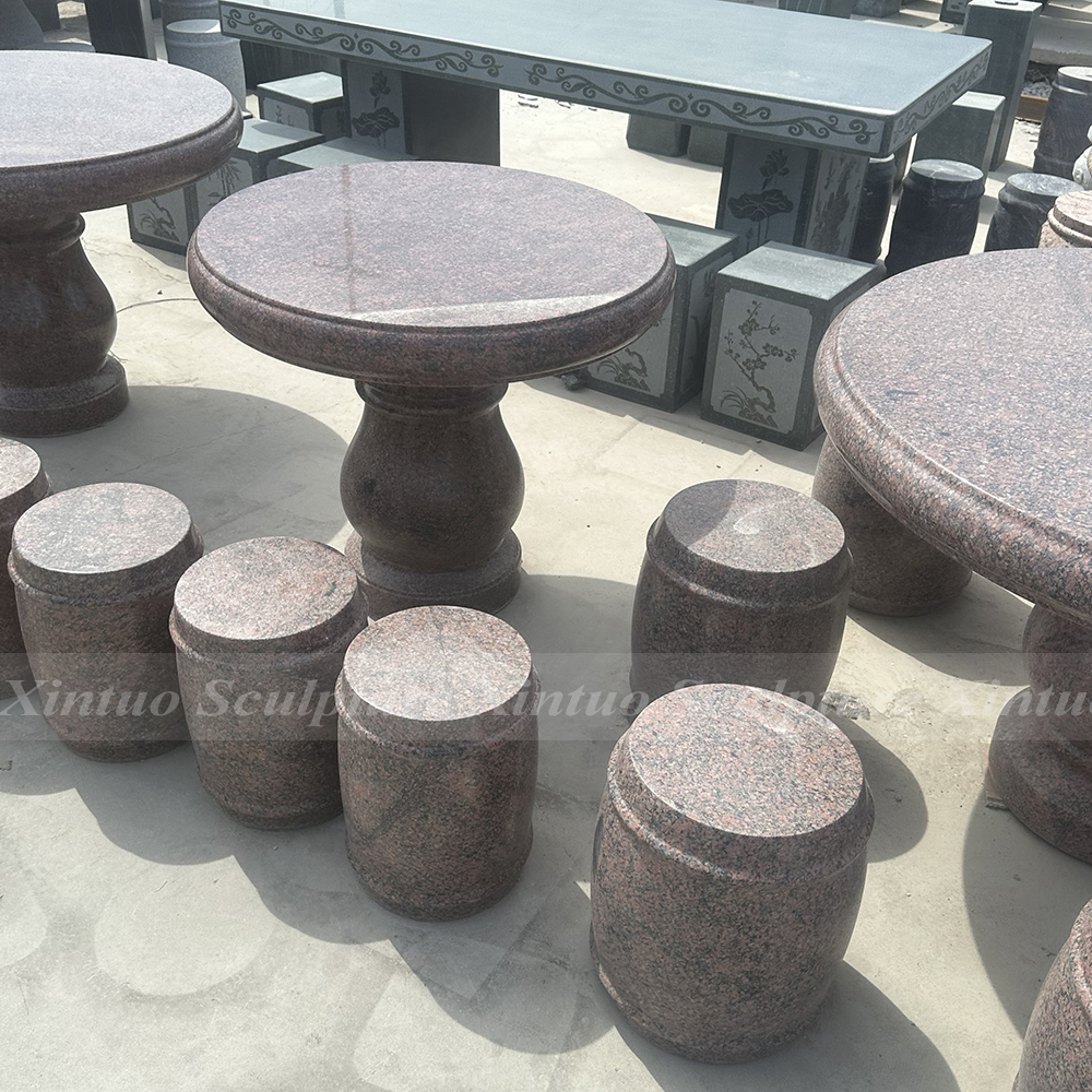granite garden table set granite garden table set