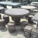 granite garden table set
