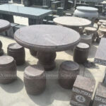 granite garden table set