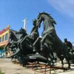 Apollo Chariot Statue