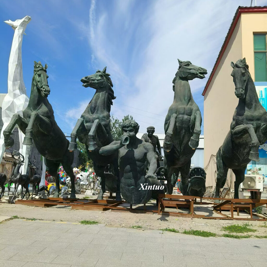 Apollo Chariot Statue