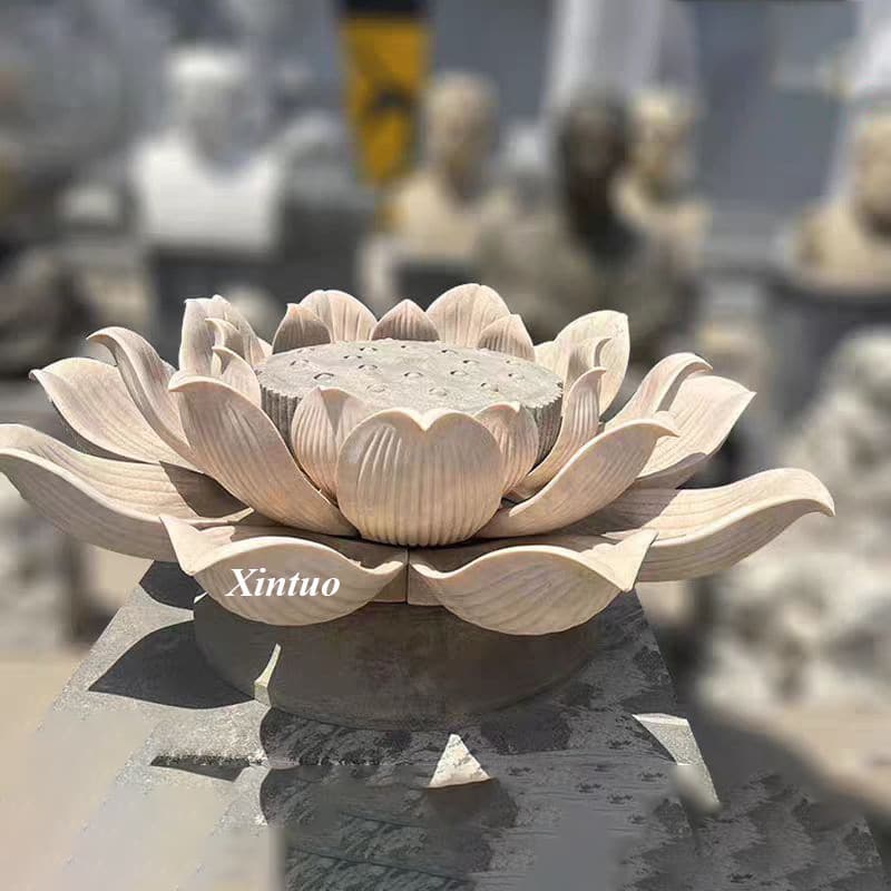 marble lotus fountain marble lotus fountain