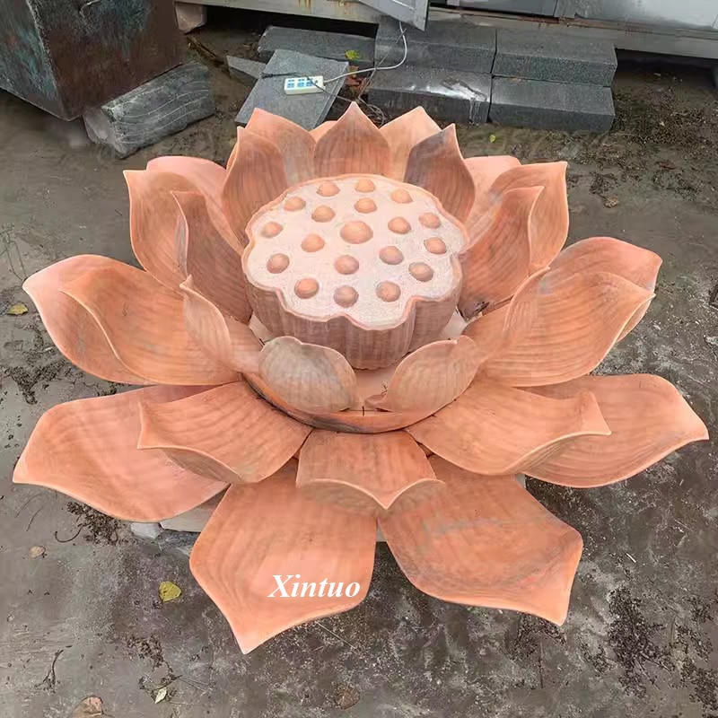 marble lotus fountain marble lotus fountain