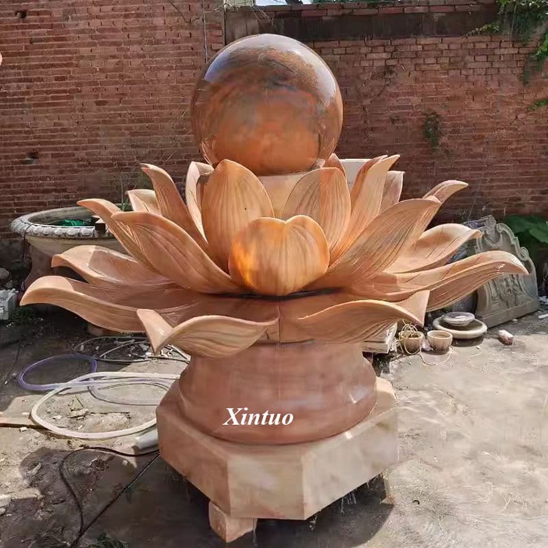 marble lotus fountain marble lotus fountain