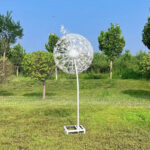 Metal Dandelion Sculpture