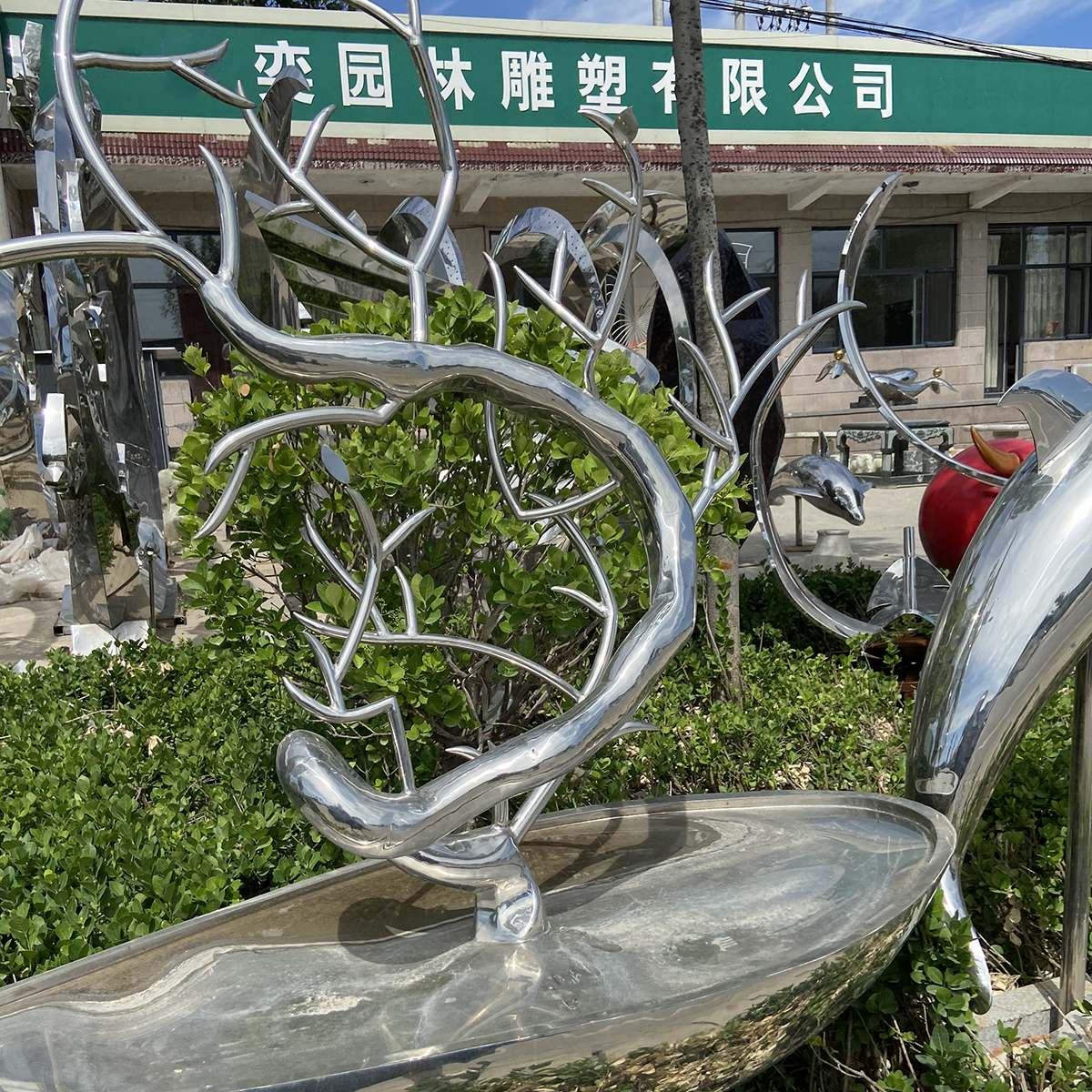 stainless steel tree sculpture2 stainless steel tree sculpture