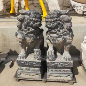 Stone Foo Dog Statue