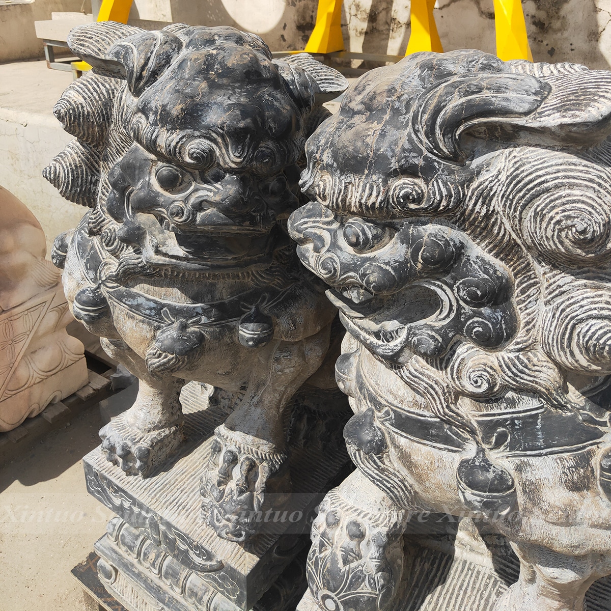 Stone Foo Dog Statue Stone Foo Dog Statue