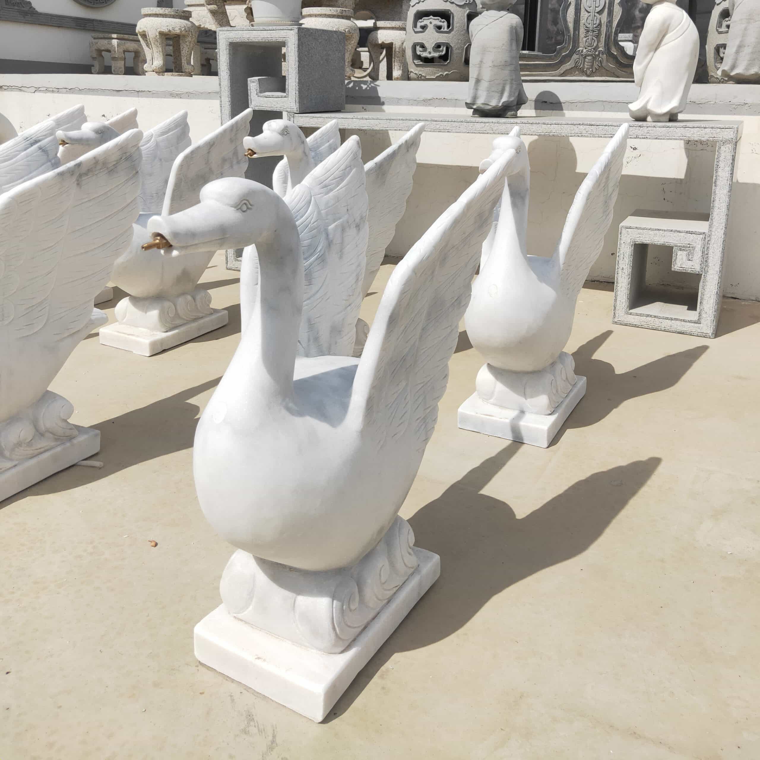 marble swan fountain marble swan fountain