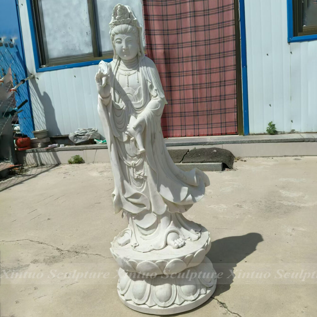 White Kwan Yin Statue