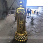 Bronze Ksitigarbha Bodhisattva Statue