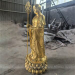 Bronze Ksitigarbha Bodhisattva Statue