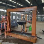 Corten Steel Rain Curtain Water Feature
