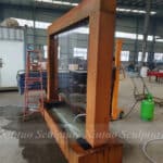 Corten Steel Rain Curtain Water Feature