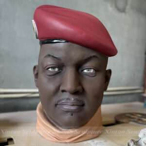 Ibrahim Traore statue