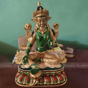 Green Tara statue for sale
